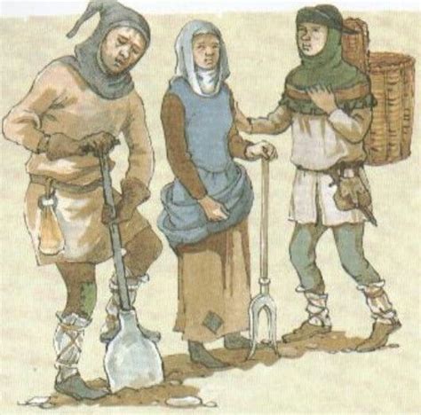 what did peasants wear in medieval times